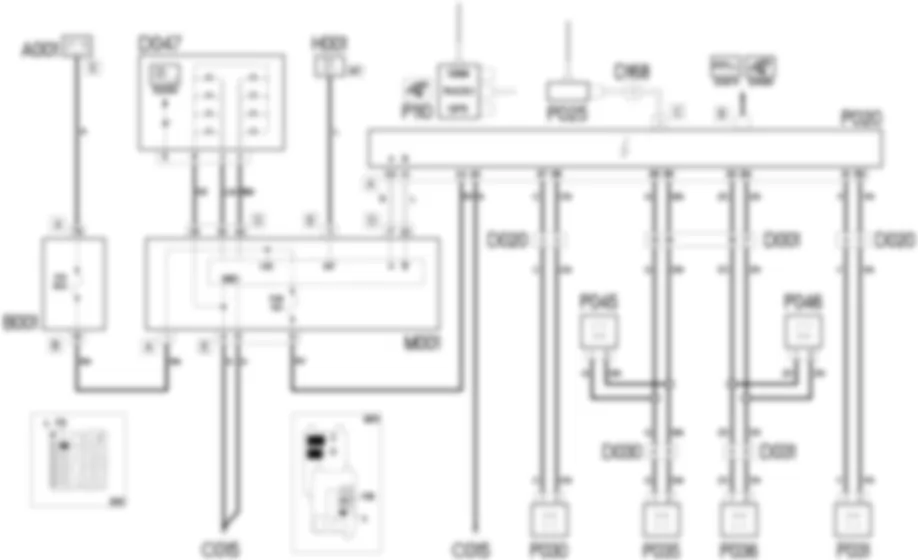 AUTORADIO - SCHEMA ELECTRIQUE Fiat 500 1.4 16v  