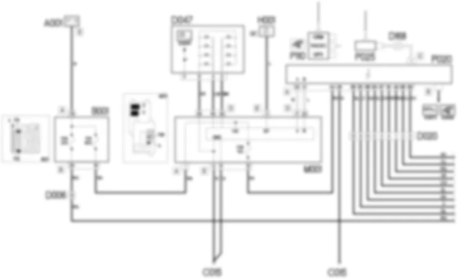 AUTORADIO - SCHEMA ELECTRIQUE Fiat 500 1.4 16v  