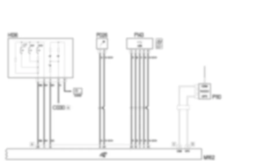 SCHEMA ELECTRIQUE DU NAVIGATEUR Fiat 500 1.4 16v  