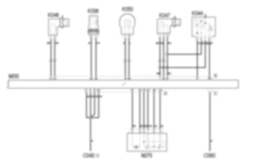 GESTION ELECTRONIQUE DES MOTEURS ESSENCE - SCHEMA ELECTRIQUE Fiat 500 1.2 8v  