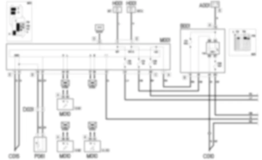 CLIMATISEUR - SCHEMA ELECTRIQUE  Fiat 500 1.4 16v  