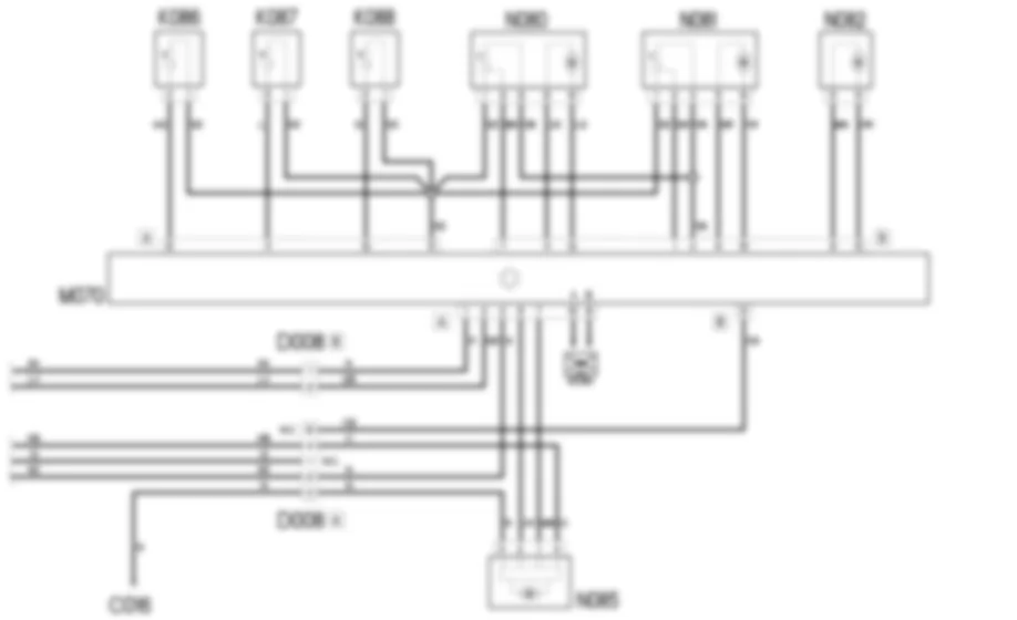 CLIMATISEUR - SCHEMA ELECTRIQUE  Fiat 500 1.4 16v  
