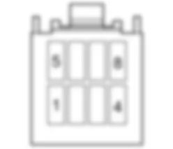 H030 - COMMANDE DES RETROVISEURS REGLABLES (PORTE AV COTE CONDUCTEUR) Fiat 500 1.4 16v  