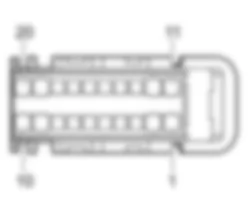 M001E - ORDINATEUR DE BORD (TABLEAU DE BORD) Fiat 500 1.4 16v  