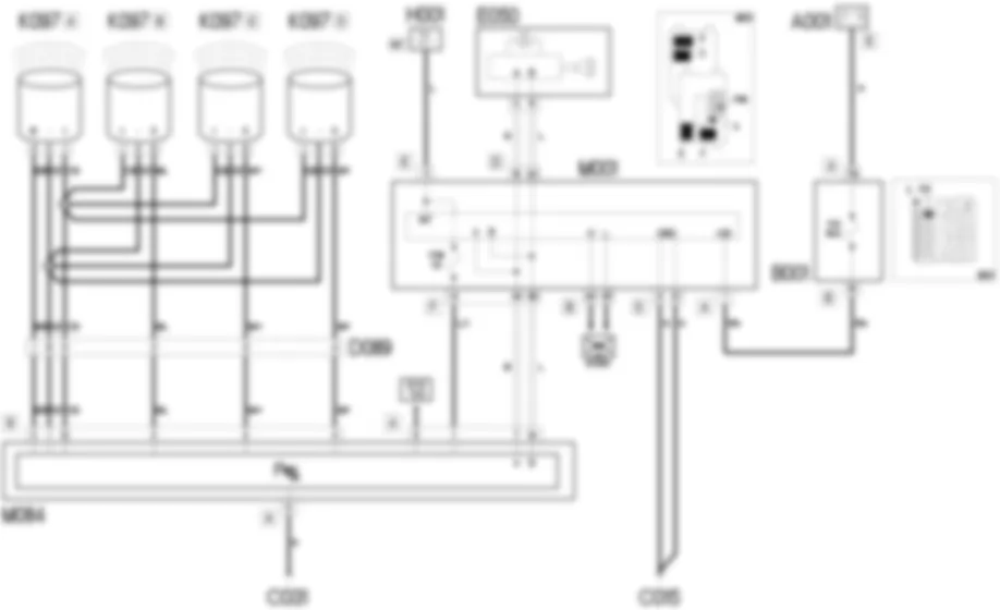 PARKING SENSOR - WIRING DIAGRAM Fiat 500 1.3 Multijet  