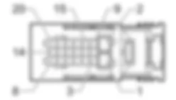 D006 - JONCTION AV / AR (ARRIERE) Fiat 500 1.4 16v  