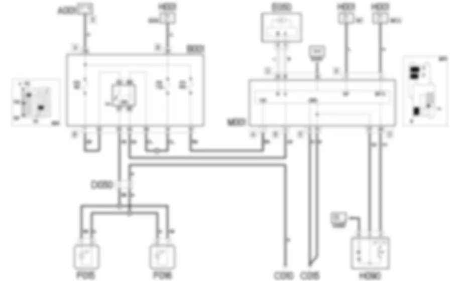FAROS ANTINIEBLA - ESQUEMA ELECTRICO Fiat 500 1.2 8v  