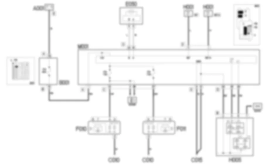 FEUX DE CROISEMENT - SCHEMA ELECTRIQUE Fiat 500 1.4 16v  