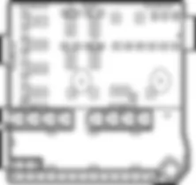 B001B - CENTRALE DE DERIVATION (AVANT) Fiat 500 1.4 16v  