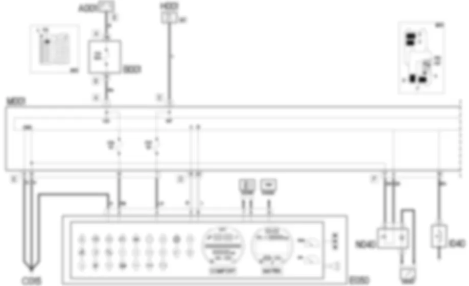 INSTRUMENTO DE A BORDO - ESQUEMA ELECTRICO Fiat 500 1.3 Multijet  