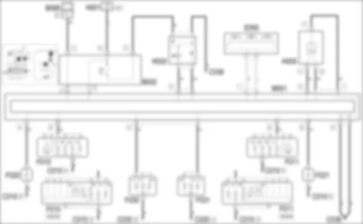 LUCI DIREZIONE / EMERGENZA - SCHEMA ELETTRICO Fiat BRAVO 1.9 JTD 16v LUCI DIREZIONE / EMERGENZA - SCHEMA ELETTRICO Fiat BRAVO 1.9 JTD 16v