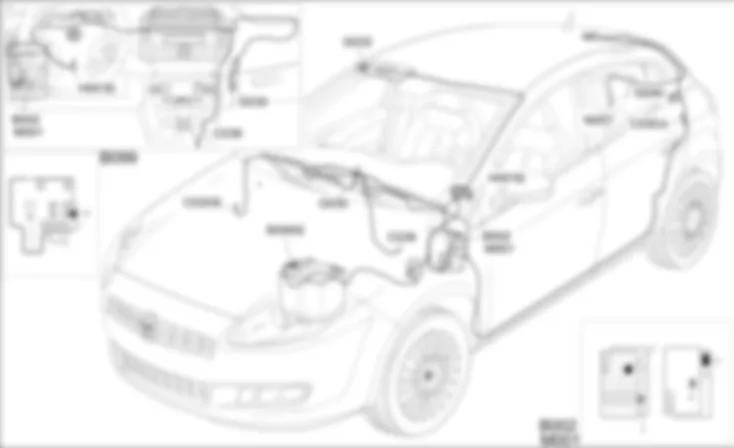 HANDSCHUHFACHLEUCHTE - KOFFERRAUMLEUCHTE - LEUCHTE SONNENBLENDE - EINBAULAGE DER BAUTEILE Fiat BRAVO 1.9 JTD 16v  