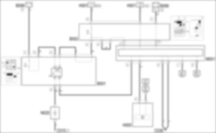 SCHEINWERFERWASCHER - SCHALTPLAN Fiat BRAVO 1.4 16v  