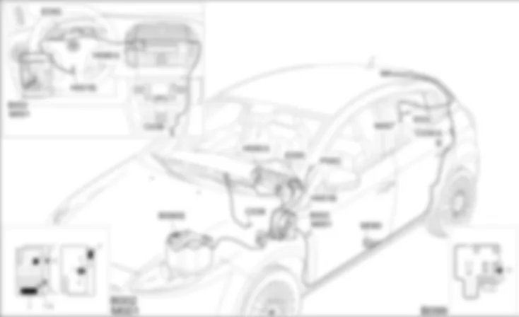 APERTURA BAULE - LOCALIZZAZIONE COMPONENTI Fiat BRAVO 1.9 JTD 8v APERTURA BAULE - LOCALIZZAZIONE COMPONENTI Fiat BRAVO 1.9 JTD 8v