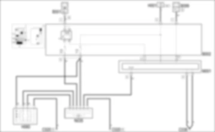 TETTO APRIBILE - SCHEMA ELETTRICO Fiat BRAVO 1.9 JTD 8v  