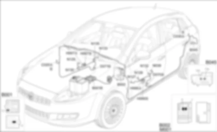 SEDILI REGOLABILI ELETTRICAMENTE - LOCALIZZAZIONE COMPONENTI Fiat BRAVO 1.9 JTD 16v SEDILI REGOLABILI ELETTRICAMENTE - LOCALIZZAZIONE COMPONENTI Fiat BRAVO 1.9 JTD 16v