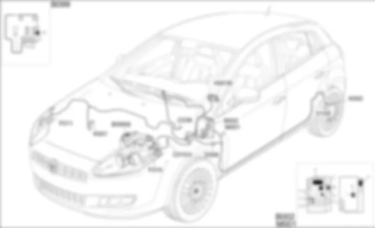 REGULATOR USTAWIENIA SWIATEL REFLEKTOROW - LOKALIZACJA ELEMENTOW Fiat BRAVO 1.9 JTD 8v REGULATOR USTAWIENIA SWIATEL REFLEKTOROW - LOKALIZACJA ELEMENTOW Fiat BRAVO 1.9 JTD 8v