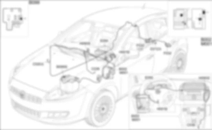 LUCI RETRONEBBIA - LOCALIZZAZIONE COMPONENTI Fiat BRAVO 1.9 JTD 16v LUCI RETRONEBBIA - LOCALIZZAZIONE COMPONENTI Fiat BRAVO 1.9 JTD 16v