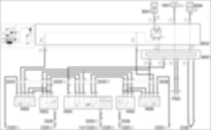 ALZACRISTALLI POSTERIORI - SCHEMA ELETTRICO Fiat BRAVO 1.9 JTD 16v ALZACRISTALLI POSTERIORI - SCHEMA ELETTRICO Fiat BRAVO 1.9 JTD 16v