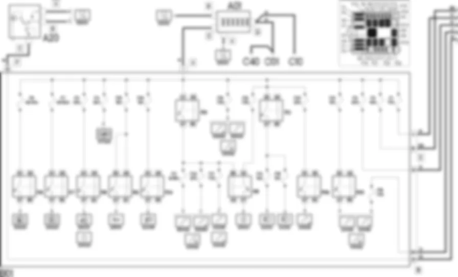 ALIMENTAZIONE - SCHEMA ELETTRICO Fiat DOBLO 1.3 JTD 16V  Da 10/2000