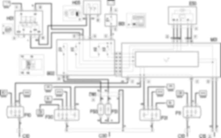 STANDLICHT / KENNZEICHENLEUCHTE - SCHALTPLAN Fiat DOBLO 1.9 JTD 8V Da 10/2000 STANDLICHT / KENNZEICHENLEUCHTE - SCHALTPLAN Fiat DOBLO 1.9 JTD 8V Da 10/2000