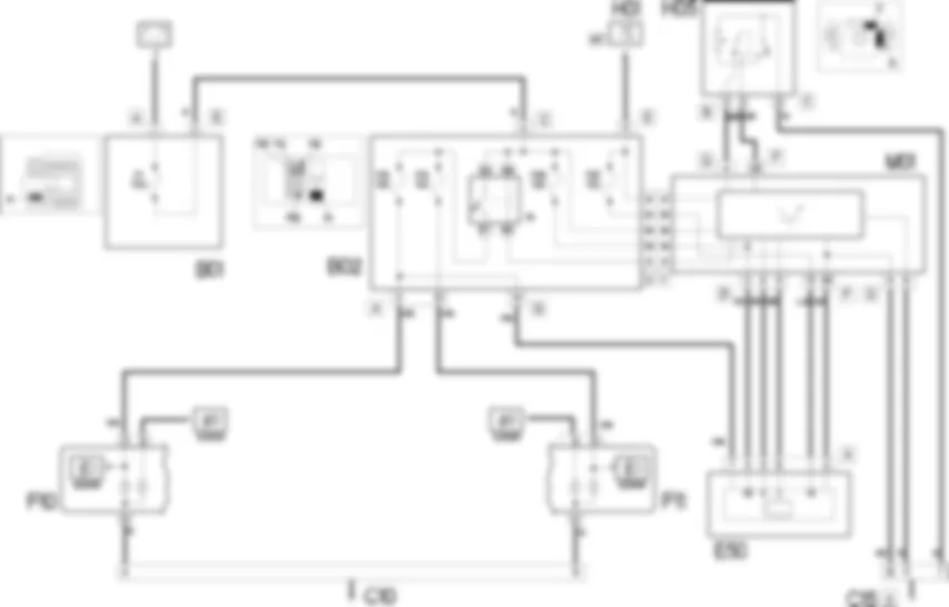 LUZES DOS MEDIOS - ESQUEMA ELECTRICO Fiat DOBLO 1.2 8v da 12/03 LUZES DOS MEDIOS - ESQUEMA ELECTRICO Fiat DOBLO 1.2 8v da 12/03