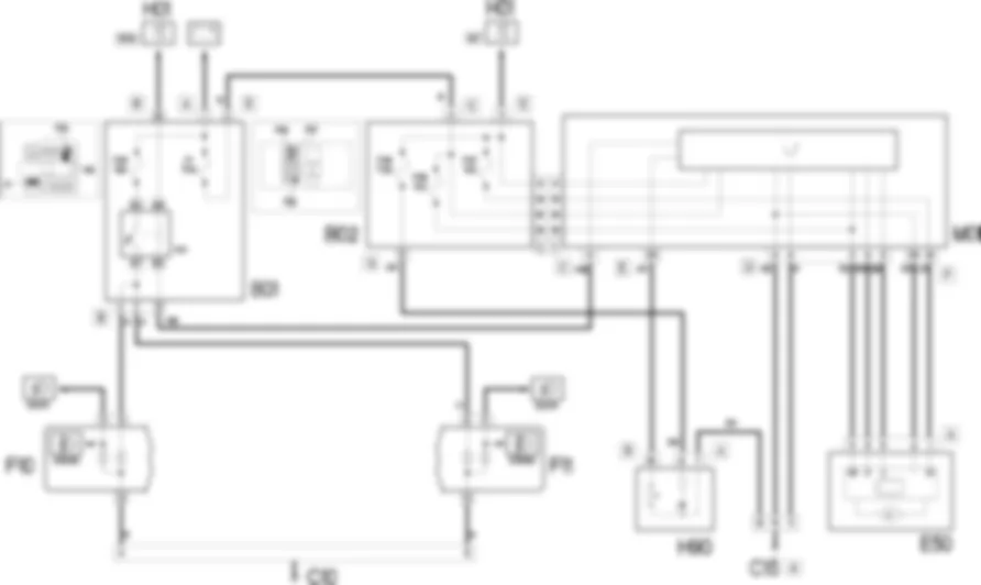 FOG LIGHTS - WIRING DIAGRAM Fiat DOBLO 1.9 JTD 8V da 12/03 FOG LIGHTS - WIRING DIAGRAM Fiat DOBLO 1.9 JTD 8V da 12/03