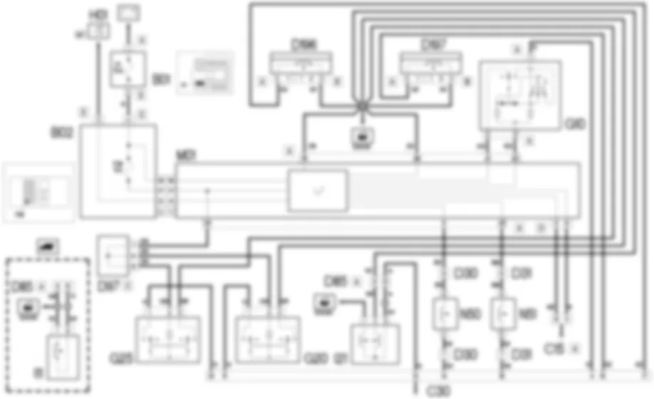PLAFONIERE - SCHEMA ELETTRICO Fiat DOBLO 1.3 JTD 16V Da 10/2000 PLAFONIERE - SCHEMA ELETTRICO Fiat DOBLO 1.3 JTD 16V Da 10/2000
