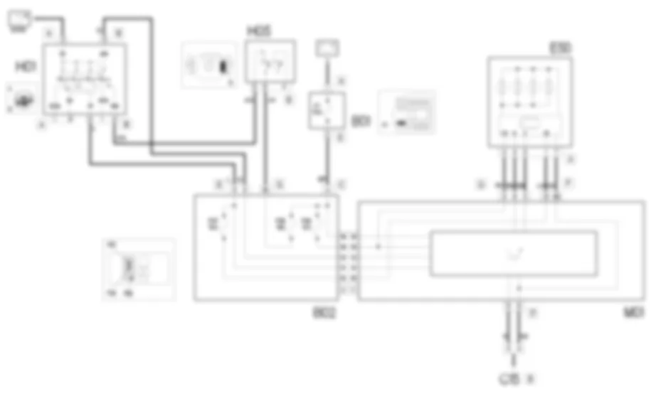 INSTRUMENTENPANEELVERLICHTING - ELEKTRISCH SCHEMA Fiat DOBLO 1.3 JTD 16V  da 12/03