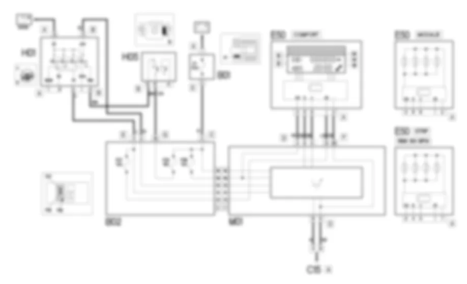 ILLUMINAZIONE STRUMENTI - SCHEMA ELETTRICO Fiat DOBLO 1.9 JTD 8V da 12/03 ILLUMINAZIONE STRUMENTI - SCHEMA ELETTRICO Fiat DOBLO 1.9 JTD 8V da 12/03
