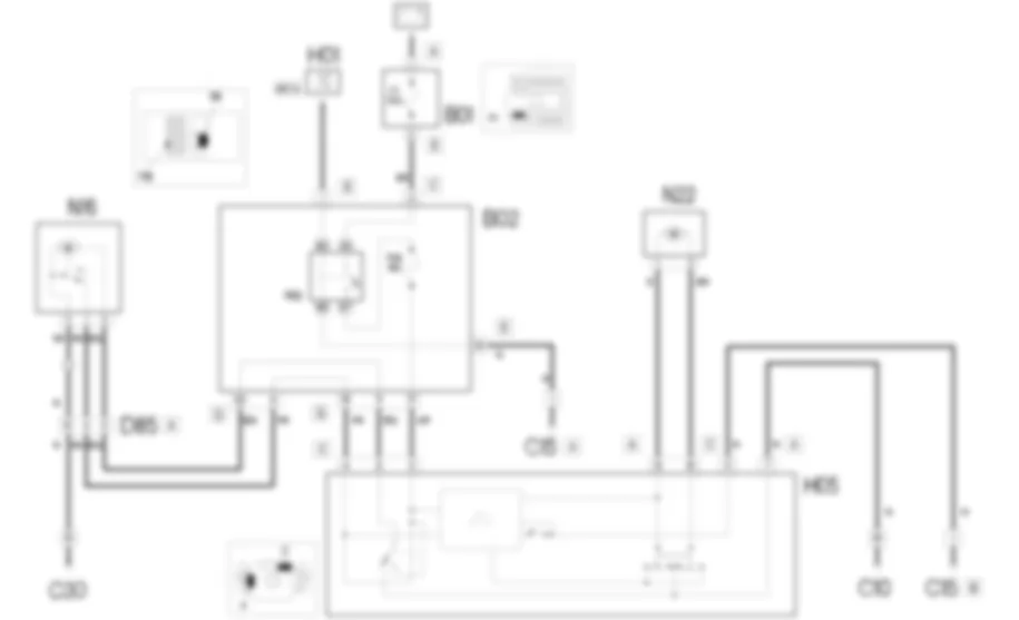 HECKSCHEIBENWISCH-WASCHANLAGE - SCHALTPLAN Fiat DOBLO 1.9 JTD 8V Fino a 10/2000 HECKSCHEIBENWISCH-WASCHANLAGE - SCHALTPLAN Fiat DOBLO 1.9 JTD 8V Fino a 10/2000