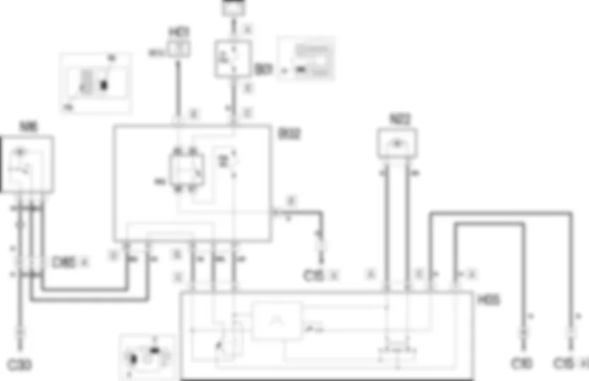 TERGI / LAVA LUNOTTO - SCHEMA ELETTRICO Fiat DOBLO 1.9 JTD 8V Fino a 10/2000 TERGI / LAVA LUNOTTO - SCHEMA ELETTRICO Fiat DOBLO 1.9 JTD 8V Fino a 10/2000