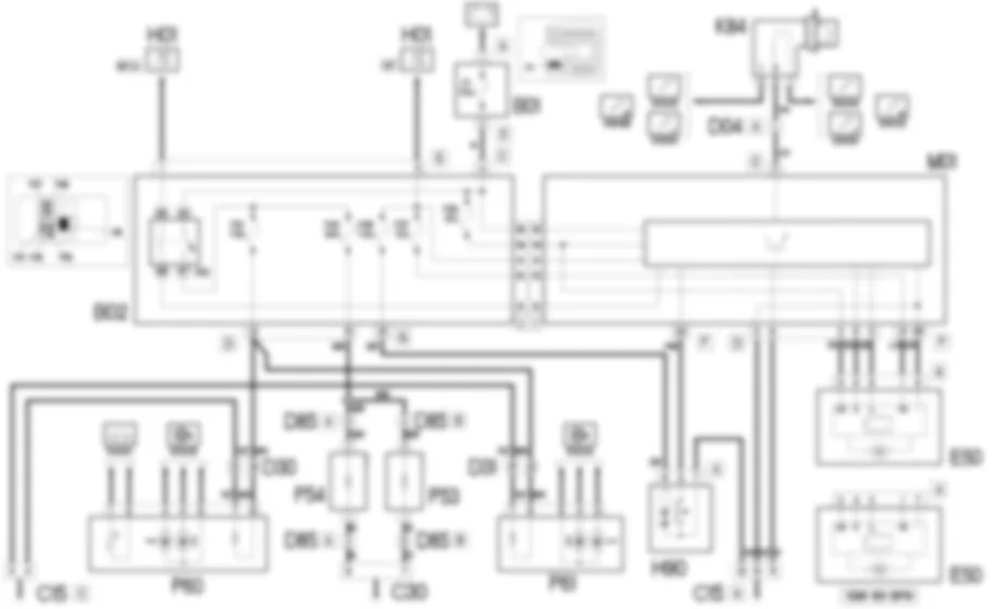 SBRINAMENTO LUNOTTO E SPECCHI RETROVISORI - SCHEMA ELETTRICO Fiat DOBLO 1.9 JTD 8V Fino a 10/2000 SBRINAMENTO LUNOTTO E SPECCHI RETROVISORI - SCHEMA ELETTRICO Fiat DOBLO 1.9 JTD 8V Fino a 10/2000