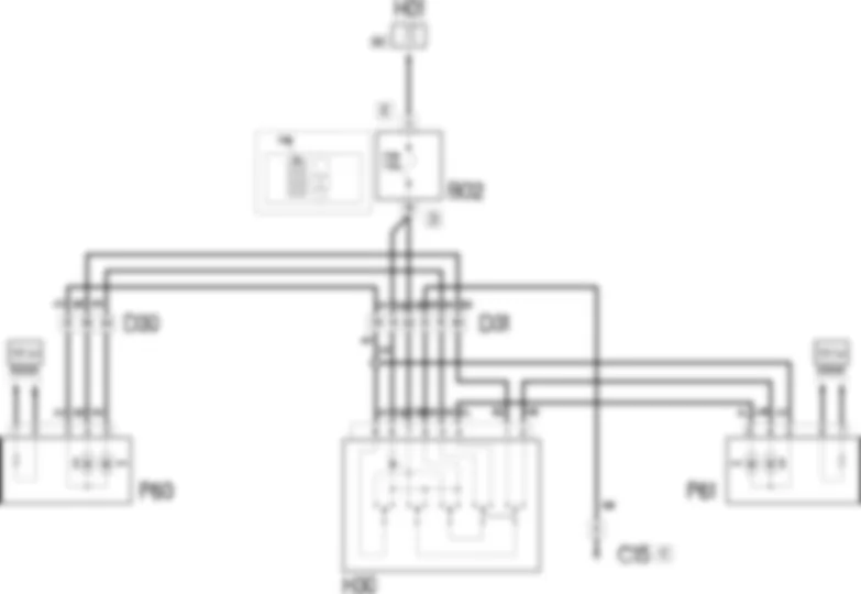 REGOLAZIONE SPECCHI ESTERNI - SCHEMA ELETTRICO Fiat DOBLO 1.3 JTD 16V Da 10/2000 REGOLAZIONE SPECCHI ESTERNI - SCHEMA ELETTRICO Fiat DOBLO 1.3 JTD 16V Da 10/2000