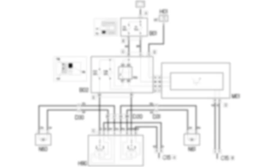 ELECTRIC FRONT WINDOWS - WIRING DIAGRAM Fiat DOBLO 1.9 JTD 8V da 12/03 ELECTRIC FRONT WINDOWS - WIRING DIAGRAM Fiat DOBLO 1.9 JTD 8V da 12/03
