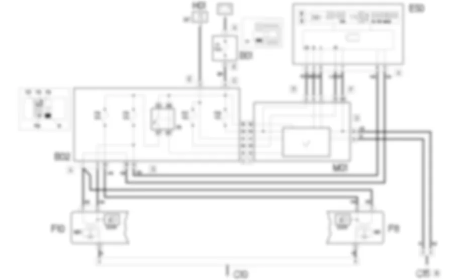 REGOLATORE ASSETTO FARI - SCHEMA ELETTRICO Fiat DOBLO 1.3 JTD 16V Da 10/2000 REGOLATORE ASSETTO FARI - SCHEMA ELETTRICO Fiat DOBLO 1.3 JTD 16V Da 10/2000