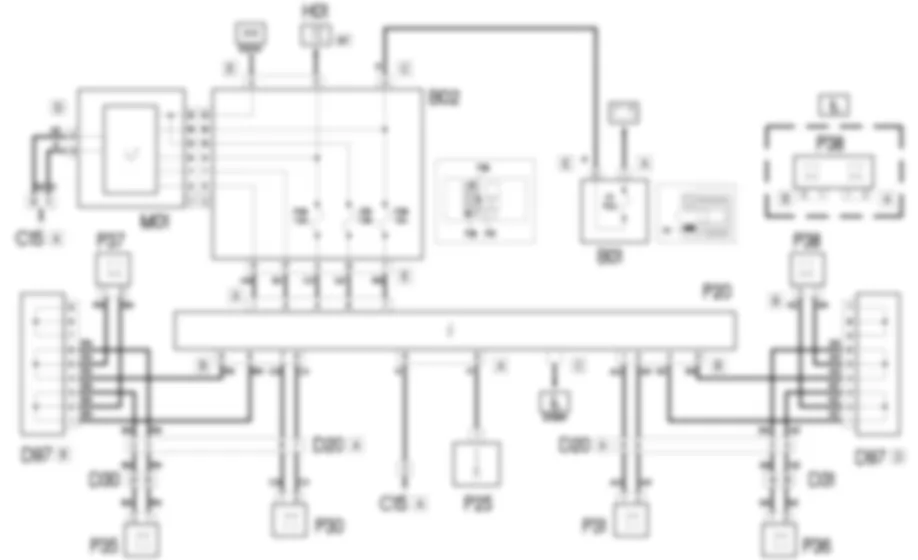 AUTORADIO - SCHEMA ELETTRICO Fiat DOBLO 1.4 8v  Fino a 10/2000
