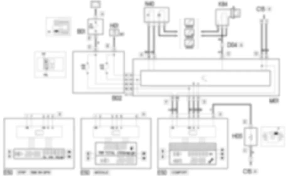 TRIP COMPUTER - SCHEMA ELETTRICO Fiat DOBLO 1.9 JTD 8V Fino a 10/2000 TRIP COMPUTER - SCHEMA ELETTRICO Fiat DOBLO 1.9 JTD 8V Fino a 10/2000
