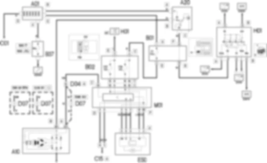 ANLASSEN UND STROMERZEGUNG - SCHALTPLAN Fiat DOBLO 1.9 JTD 8V Fino a 10/2000 ANLASSEN UND STROMERZEGUNG - SCHALTPLAN Fiat DOBLO 1.9 JTD 8V Fino a 10/2000