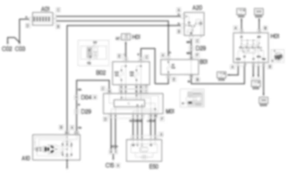 AVVIAMENTO E RICARICA - SCHEMA ELETTRICO Fiat DOBLO 1.4 8v  Da 10/2000