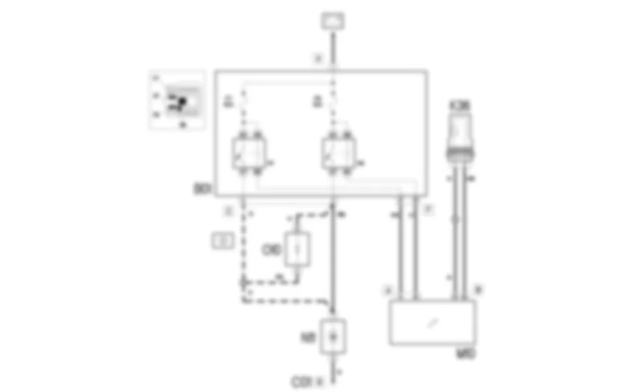 RAFFREDDAMENTO MOTORE - SCHEMA ELETTRICO Fiat DOBLO 1.6 16v Fino a 10/2000 RAFFREDDAMENTO MOTORE - SCHEMA ELETTRICO Fiat DOBLO 1.6 16v Fino a 10/2000