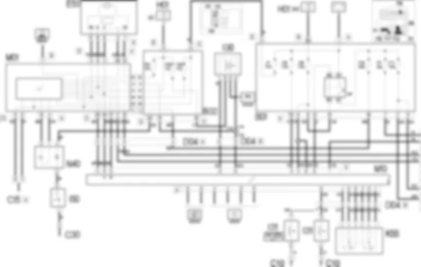 PETROL ENGINE ELECTRONIC               MANAGEMENT - WIRING DIAGRAM Fiat DOBLO 1.6 16v  Da 10/2000