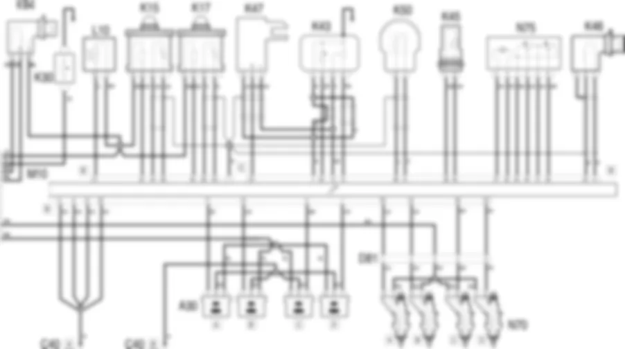 PETROL ENGINE ELECTRONIC               MANAGEMENT - WIRING DIAGRAM Fiat DOBLO 1.6 16v  Da 10/2000