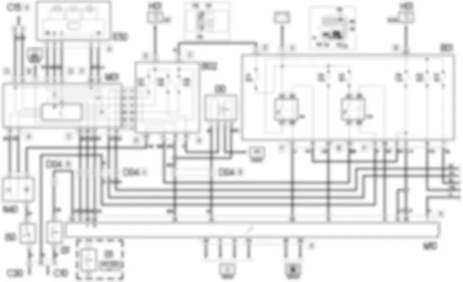 ELEKTRONISCHE STEUERUNG BENZINMOTOREN - SCHALTPLAN Fiat DOBLO 1.4 8v  da 12/03