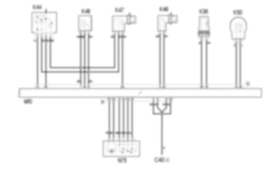 ELEKTRONISCHE STEUERUNG BENZINMOTOREN - SCHALTPLAN Fiat DOBLO 1.4 8v  da 12/03