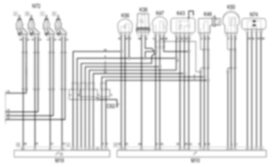 METHANE ENGINE ELECTRONIC MANAGEMENT - WIRING DIAGRAM Fiat DOBLO 1.6 16v  Da 10/2000