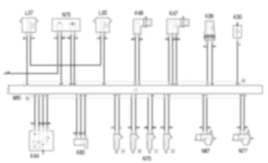 DIESEL ENGINE ELECTRONIC MANAGEMENT WIRING DIAGRAM Fiat DOBLO 1.9 JTD 8V da 12/03 DIESEL ENGINE ELECTRONIC MANAGEMENT WIRING DIAGRAM Fiat DOBLO 1.9 JTD 8V da 12/03