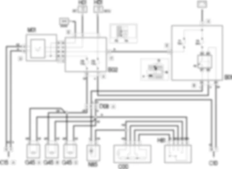 RISCALDATORE - SCHEMA ELETTRICO Fiat DOBLO 1.9 JTD 8V  Da 10/2000