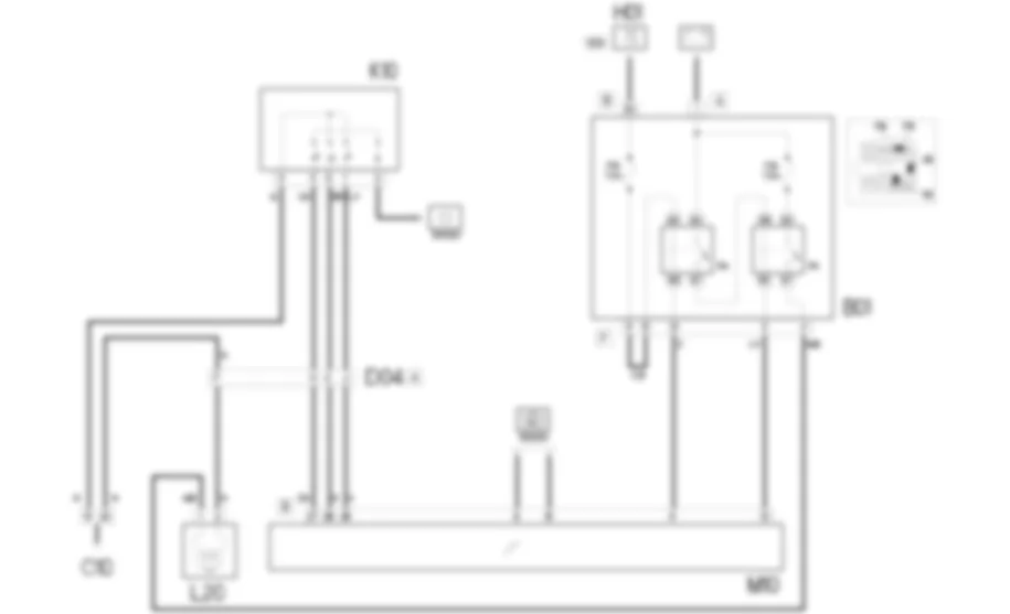 INSERIMENTO COMPRESSORE - SCHEMA ELETTRICO Fiat DOBLO 1.2 8v  Fino a 10/2000