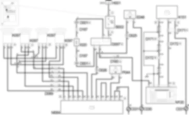 CZUJNIKI PARKOWANIA SCHEMAT ELEKTRYCZNY Fiat DUCATO 2.3 JTD 16V fino a 02/05 CZUJNIKI PARKOWANIA SCHEMAT ELEKTRYCZNY Fiat DUCATO 2.3 JTD 16V fino a 02/05